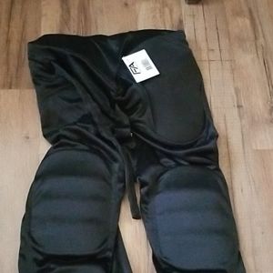 Black football pants youth xl
